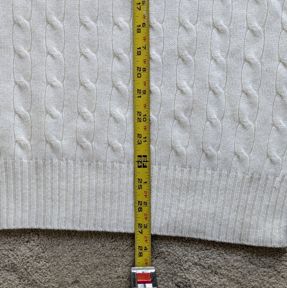 NWT The Iconic Cable-Knit Cashmere Sweater Polo Ralph Lauren - size XXL - Picture 6 of 9